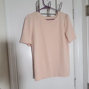 Loft Pink Puff short-sleeve Blouse